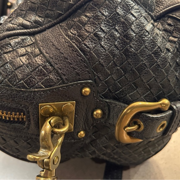 Lockheart Black Leather Satchel - Picture 3 of 10